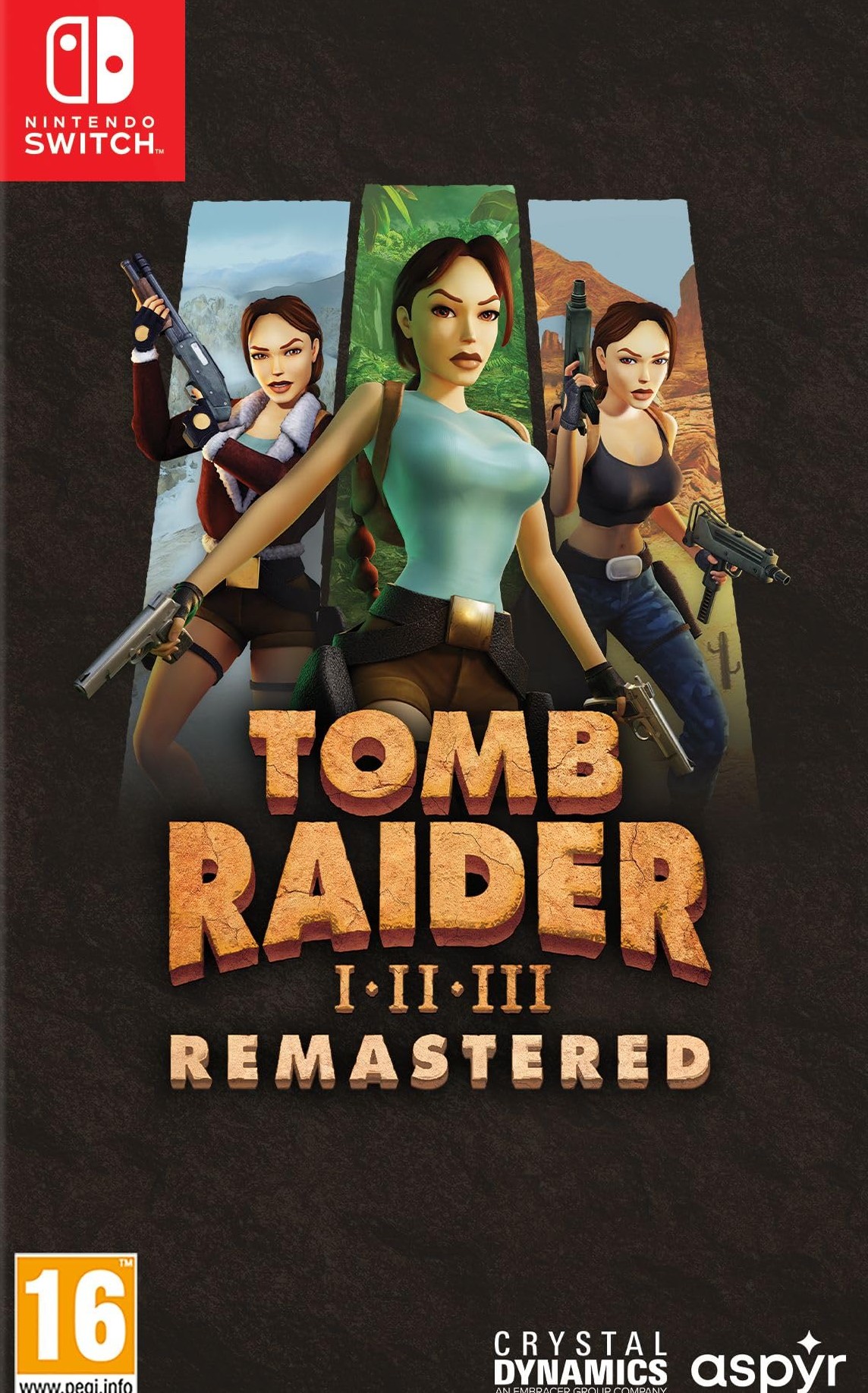 Tomb Raider I-III Remastered Nintendo Switch Game