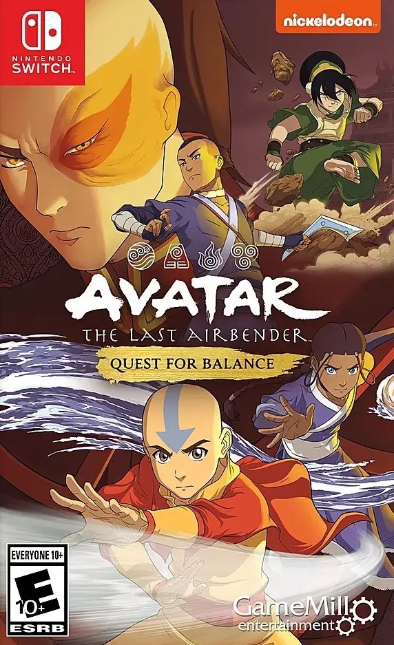 Avatar The Last Airbender: Quest for Balance Nintendo Switch Game