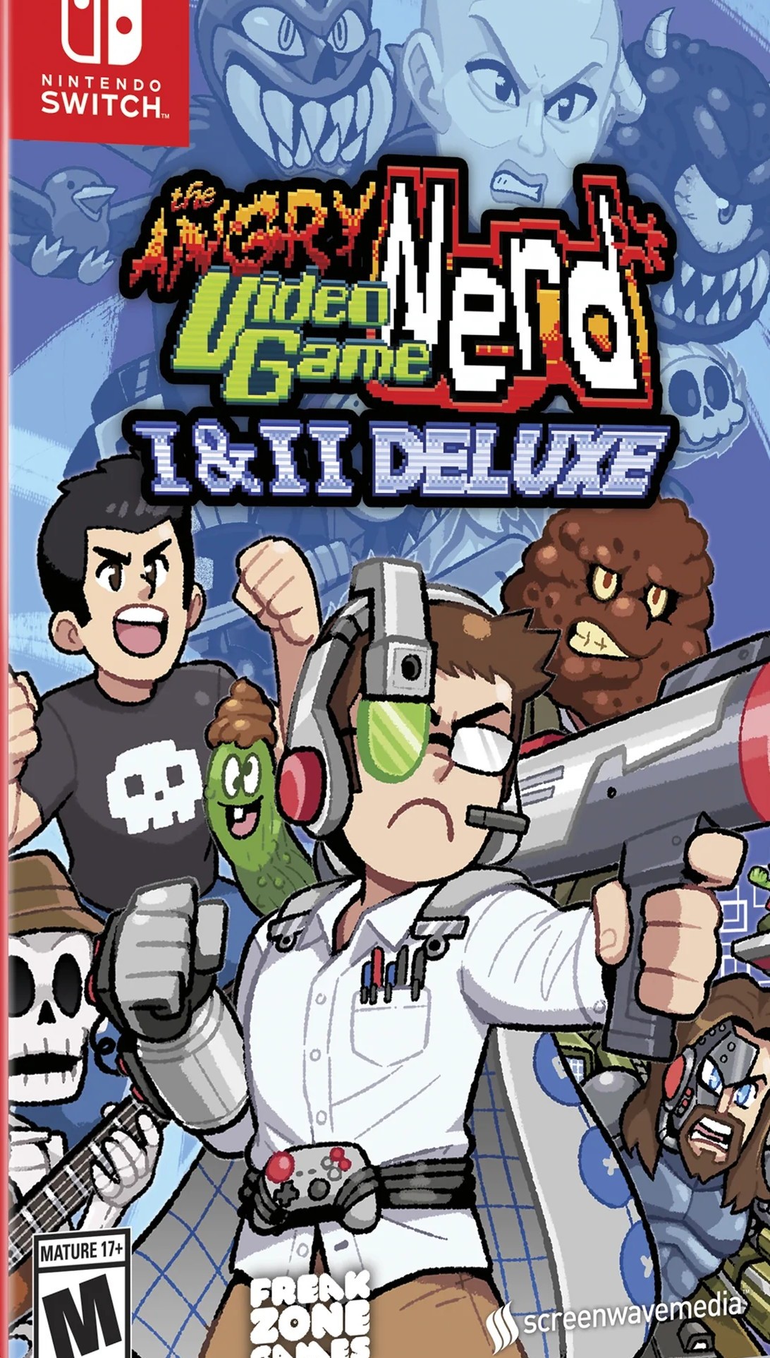 The Angry Video Game Nerd I & II Deluxe Nintendo Switch Game