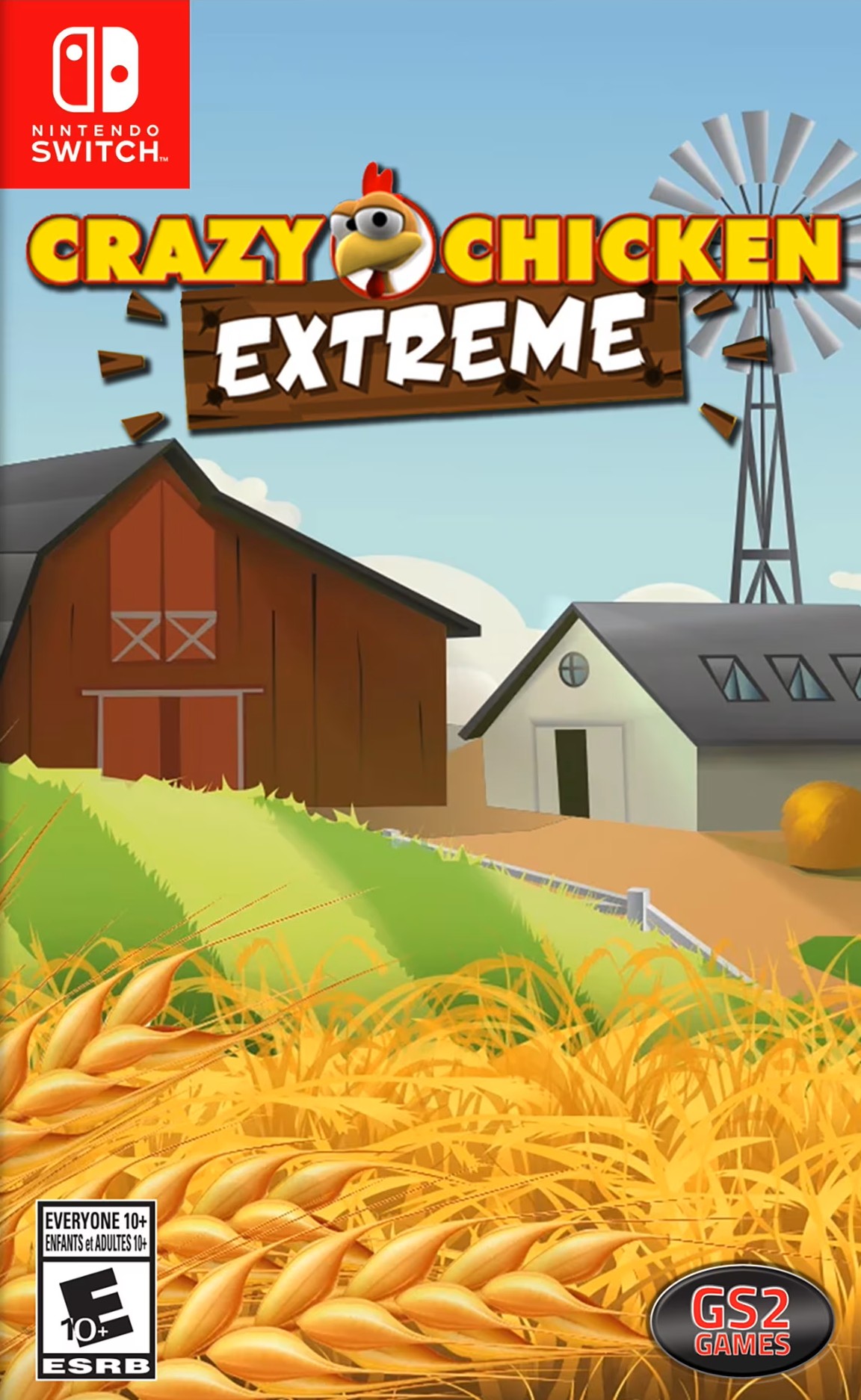 Crazy Chicken Xtreme Nintendo Switch Game