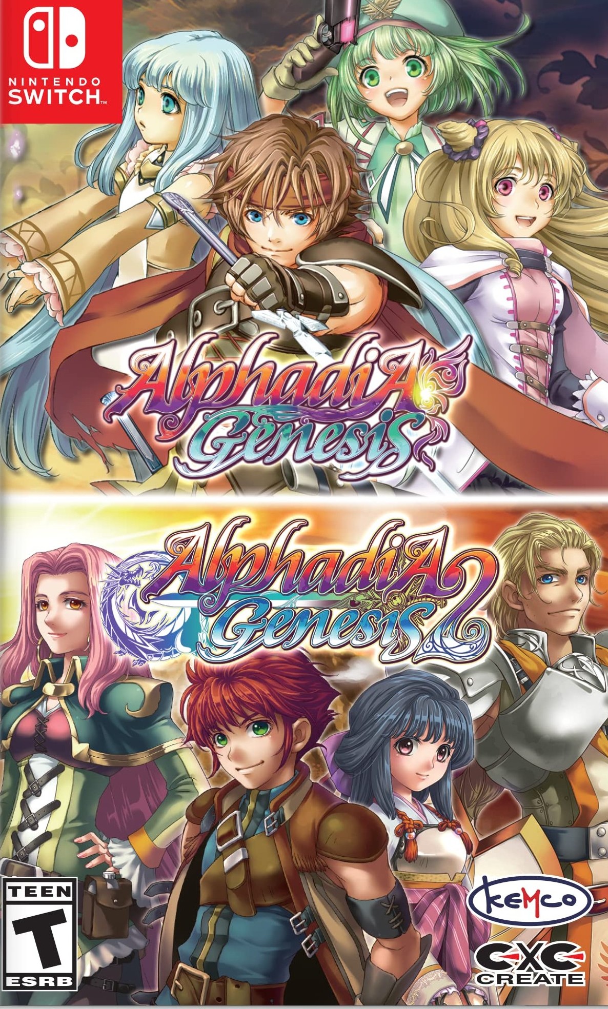 Alphadia Genesis 1 & 2 Nintendo Switch Game