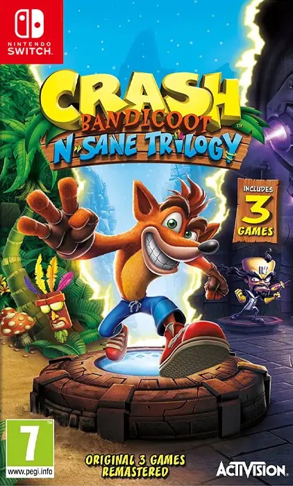 Crash Bandicoot N. Sane Trilogy Nintendo Switch Game